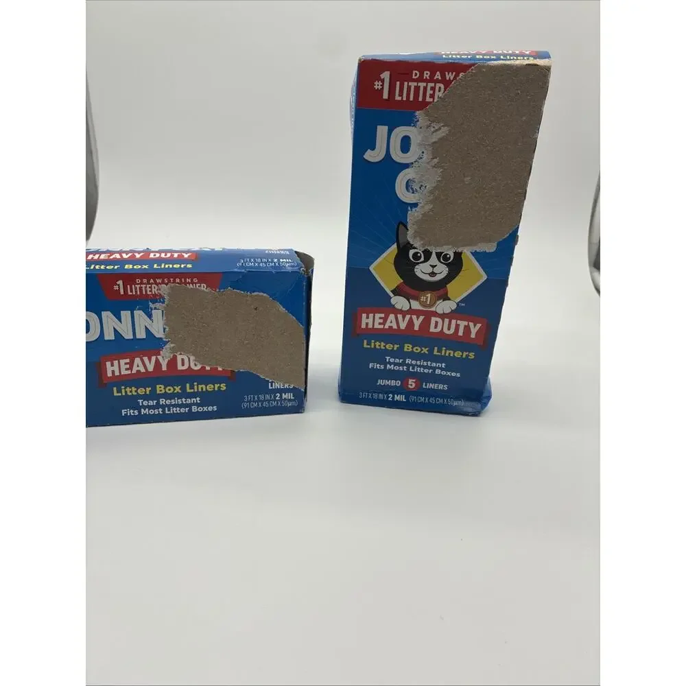 JONNY CAT Cat Litter Box Liners Lot Of 2 NEW